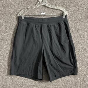 Lululemon Men’s Size Large Gray 9" Inseam Activewear Shorts With Pockets